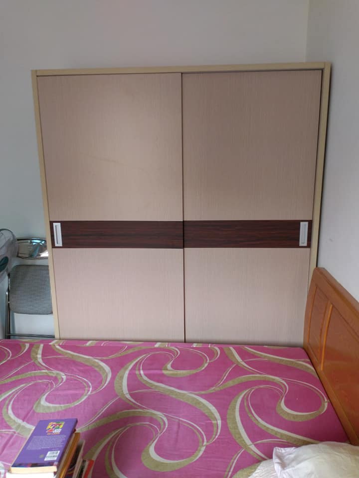 Tủ Quần Áo Cánh Trượt Gỗ Công Nghiệp - MẪU 06